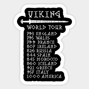 Vikings World Tour Sticker